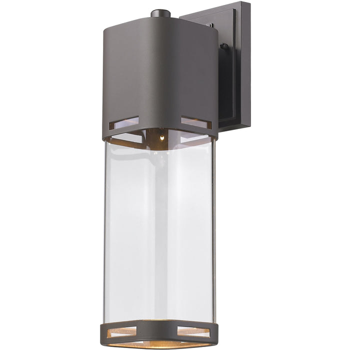 Lestat Deep Bronze LED Outdoor Wall Sconce | theLightShop
