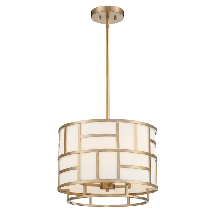 Libby Langdon for Crystorama Danielson 4 Light Vibrant Gold Chandelier - Chandeliers