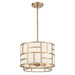 Libby Langdon for Crystorama Danielson 4 Light Vibrant Gold Chandelier - Chandeliers