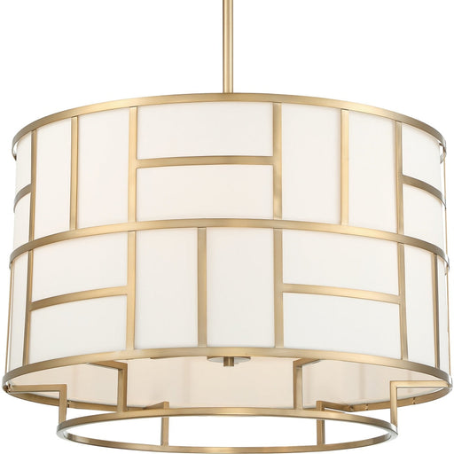 Libby Langdon for Crystorama Danielson 6 Light Vibrant GoldChandelier - Chandeliers