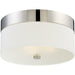 Libby Langdon for Crystorama Grayson 3 Light Polished Nickel Ceiling Mount - Ceiling Mount