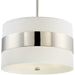 Libby Langdon for Crystorama Grayson 5 Light Polished Nickel Chandelier - Chandeliers