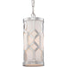 Libby Langdon for Crystorama Jennings 1 Light Polished Nickel Pendant - Pendants
