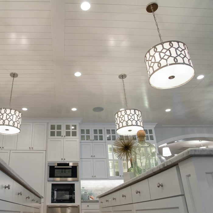Libby Langdon for Crystorama Jennings 3 Light Polished Nickel Chandelier - Chandeliers