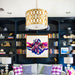 Libby Langdon for Crystorama Jennings 5 Light Aged Brass Chandelier - Chandeliers