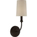 Libby Langdon for Crystorama Sylvan 1 Light Dark Bronze Sconce - Wall Sconce