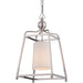 Libby Langdon for Crystorama Sylvan 1 Light Polished Nickel Pendant - Pendants