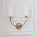 Libby Langdon for Crystorama Sylvan 2 Light Vibrant Gold Sconce - Wall Sconces