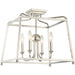 Libby Langdon for Crystorama Sylvan 4 Light Polished Nickel Ceiling Mount - Ceiling Mount