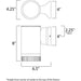 Lightray Architectural Bronze Outdoor Wall Mount - Outdoor Wall Mount