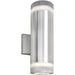 Lightray Brushed Aluminum Outdoor Wall Mount - Outdoor Wall Mount
