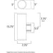 Lightray Brushed Aluminum Outdoor Wall Mount - Outdoor Wall Mount