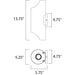 Lightray LED Architectural Bronze LED Outdoor Wall Mount - Outdoor Wall Mount