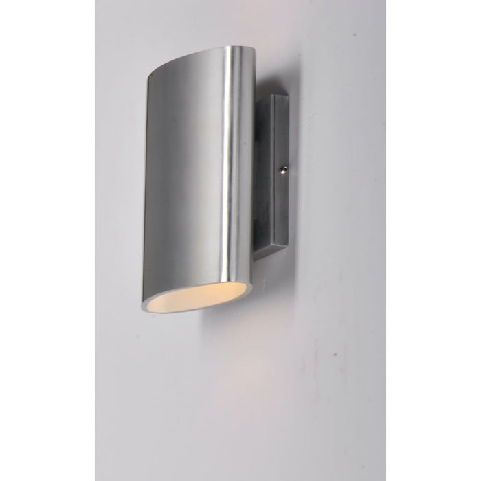Lightray LED Brushed Aluminum LED Outdoor Wall Mount - Outdoor Wall Mount