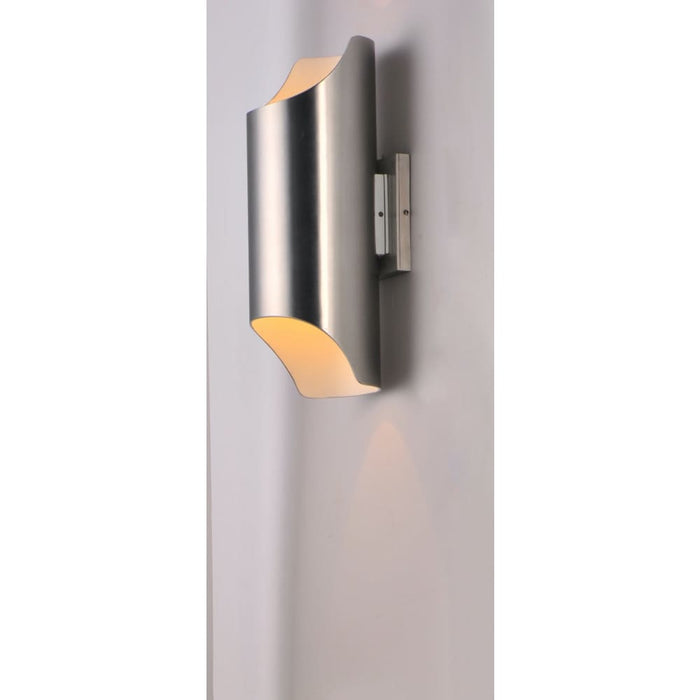 Lightray LED Brushed Aluminum LED Outdoor Wall Mount - Outdoor Wall Mount