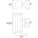 Lightray LED Brushed Aluminum LED Outdoor Wall Mount - Outdoor Wall Mount