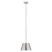 Lilly Brushed Nickel 1 Light 12 Inch Pendant Z-Lite 2307-12BN | theLightShop