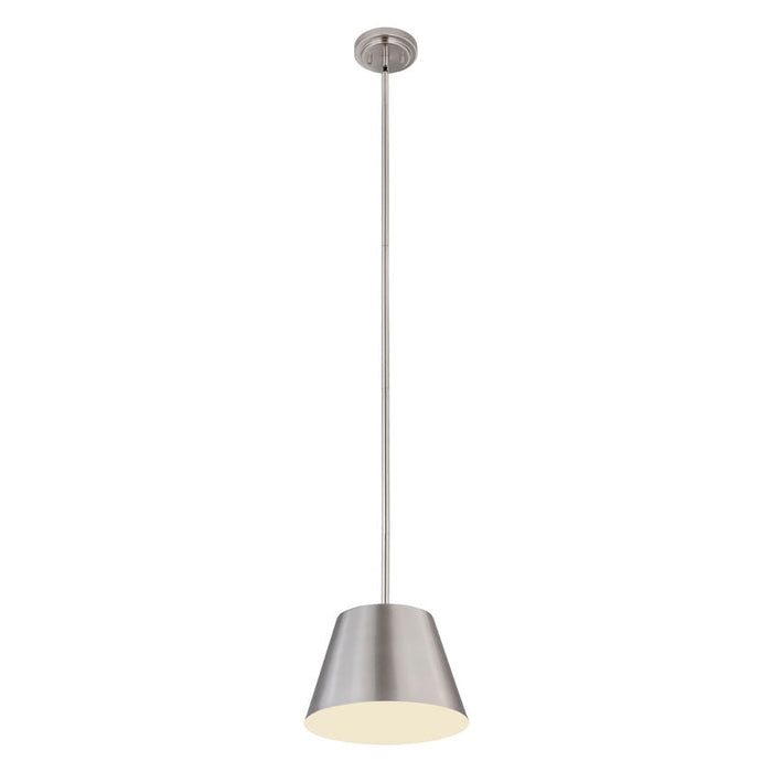 Lilly Brushed Nickel 1 Light 12 Inch Pendant Z-Lite 2307-12BN | theLightShop