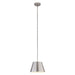 Lilly Brushed Nickel 1 Light 12 Inch Pendant Z-Lite 2307-12BN | theLightShop