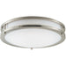 Linear LED Satin Nickel LED Flush Mount - Flushmounts