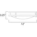 Linear LED Satin Nickel LED Flush Mount - Flushmounts