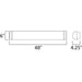 Linear LED Satin Nickel LED Wall Sconce - Wall Sconce