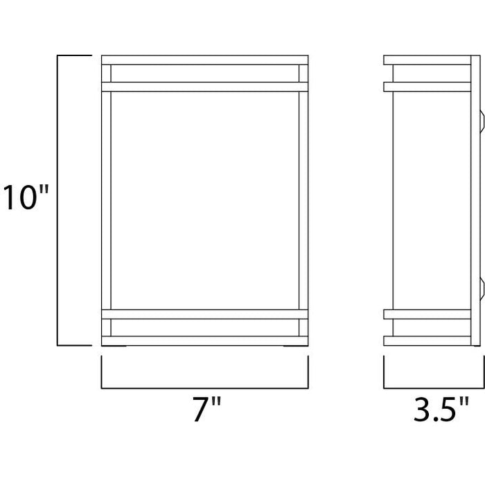 Linear LED Satin Nickel LED Wall Sconce - Wall Sconce