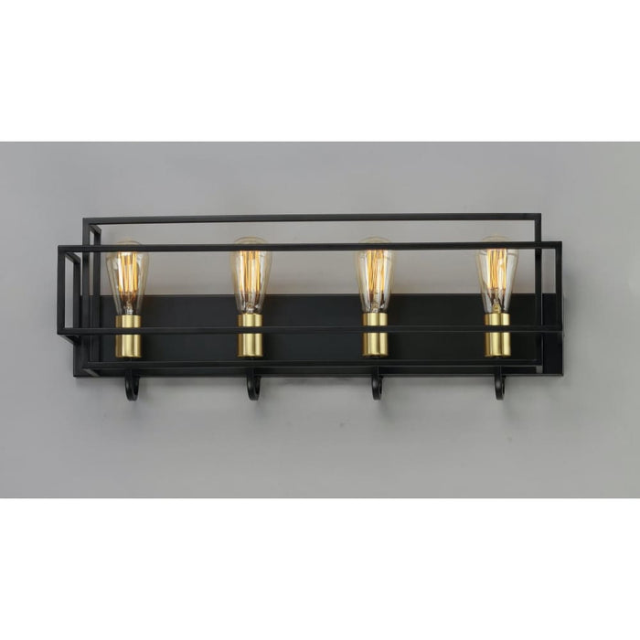Liner Black / Satin Brass Bath Vanity - Bath Vanity