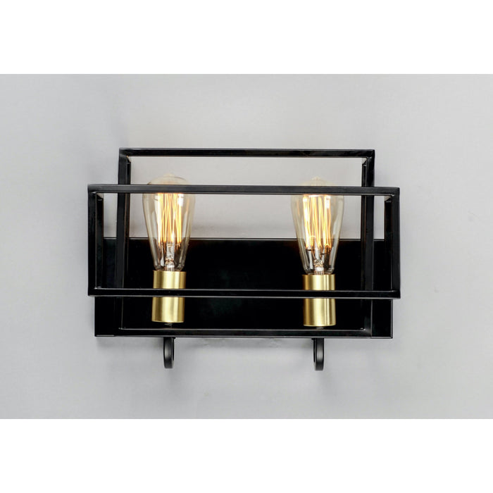 Liner Black / Satin Brass Bath Vanity - Bath Vanity