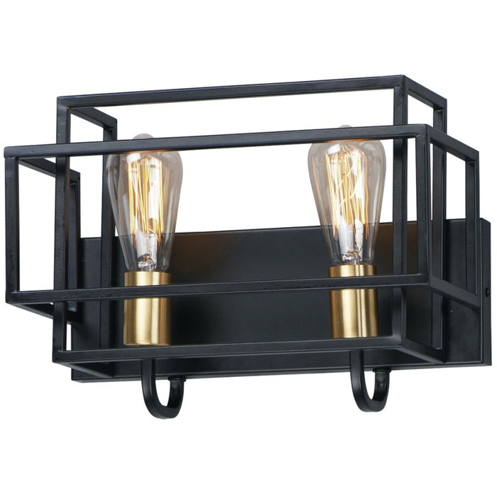 Liner Black / Satin Brass Bath Vanity - Bath Vanity