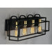 Liner Black / Satin Brass Bath Vanity - Bath Vanity