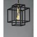 Liner Black / Satin Brass Single Pendant - Pendants