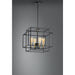 Liner Black / Satin Brass Single Pendant - Pendants