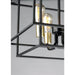 Liner Black / Satin Brass Single Pendant - Pendants