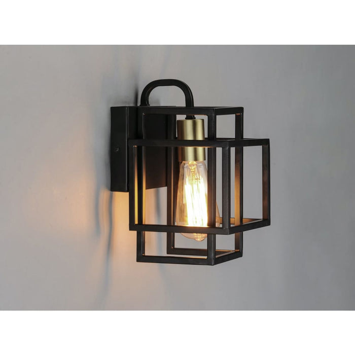 Liner Black / Satin Brass Wall Sconce - Wall Sconce