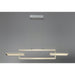 Link Satin Nickel LED Single Pendant - Pendants