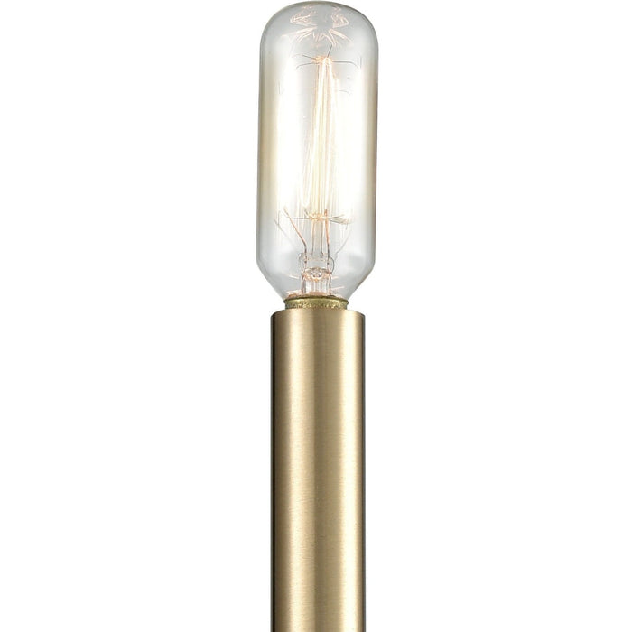 Livingston Matte Black Satin Brass Vanity Light - Bath & Vanity
