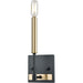 Livingston Matte Black Satin Brass Vanity Light - Bath & Vanity
