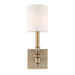 Llyod 1 Light Aged Brass Wall Mount - Wall Sconces