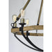Lodge Weathered Oak / Bronze Chandelier - Chandeliers