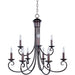 Loft Oil Rubbed Bronze Chandelier - Chandeliers