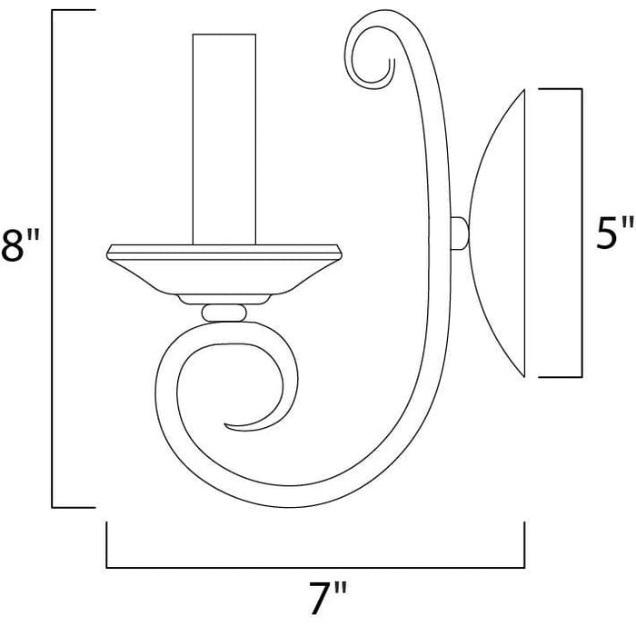 Loft Oil Rubbed Bronze Wall Sconce - Wall Sconce