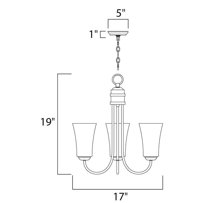 Logan Oil Rubbed Bronze Chandelier - Chandeliers