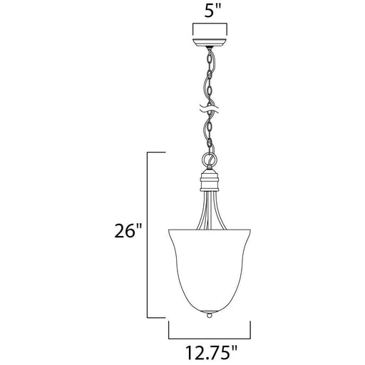 Logan Oil Rubbed Bronze Entry Foyer Pendant - Pendants