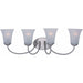 Logan Satin Nickel Bath Vanity - Bath Vanity