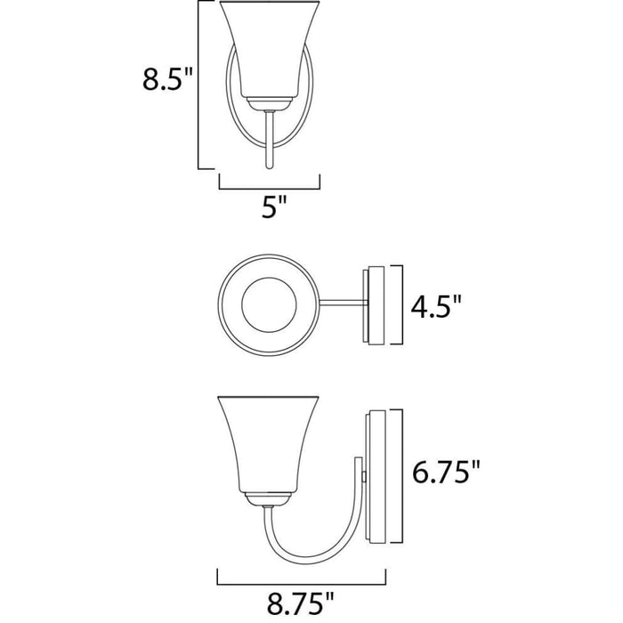 Logan Satin Nickel Bath Vanity - Bath Vanity