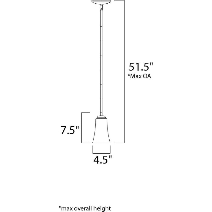 Logan Satin Nickel Mini Pendant - Mini-Pendants