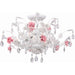 Lola 6 Light Wet White Ceiling Mount - Ceiling Mount
