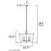 Lucent Polished Nickel Chandelier - Chandeliers
