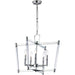 Lucent Polished Nickel Chandelier - Chandeliers